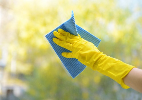 Customer complaint being recorded for a cleaning service