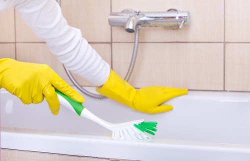 Waste handling and liability compliance for cleaning work